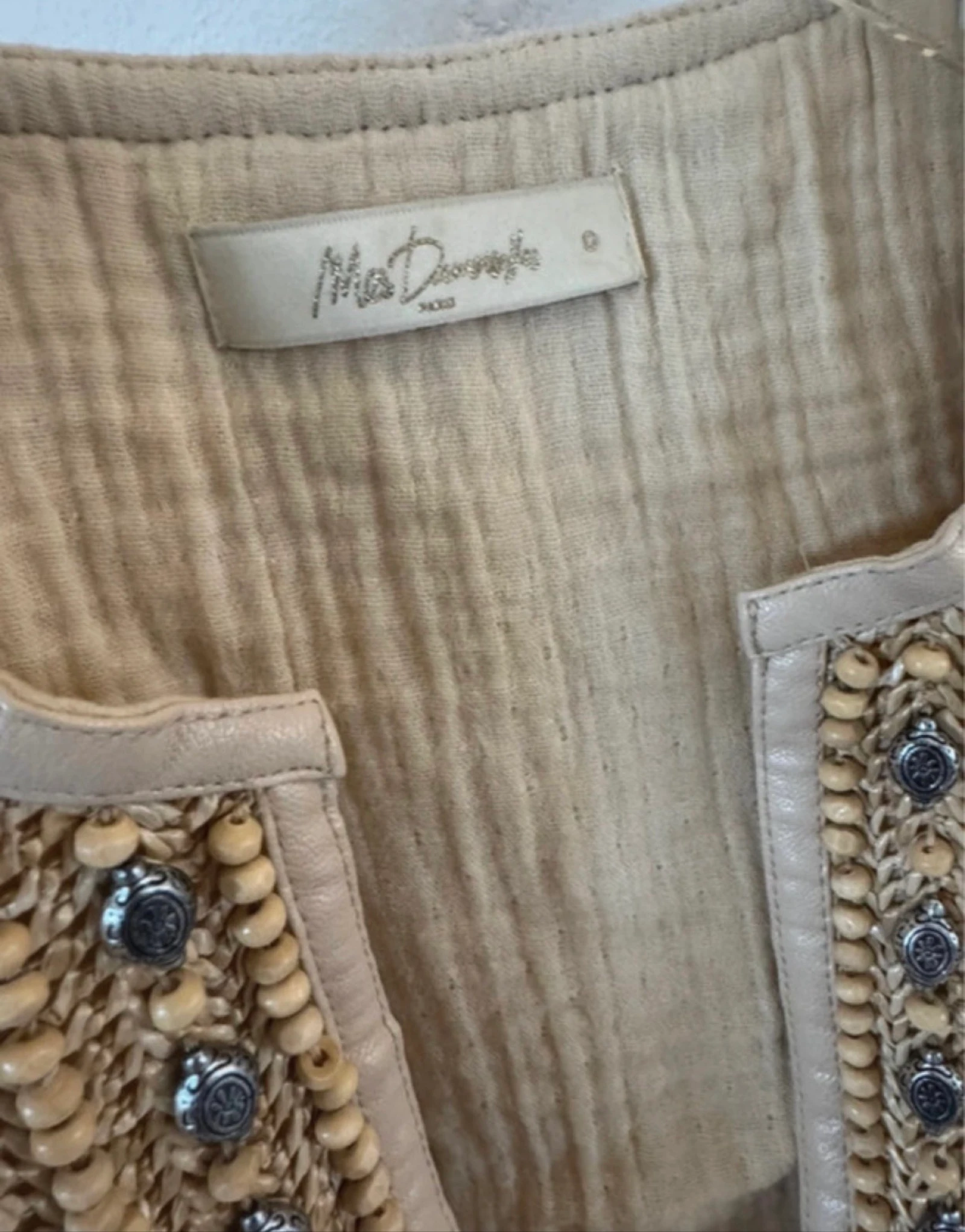 Blusa boho beige talla S de Mes Demoiselles – photo 7